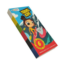 Дитячий пластилін "Travel Kids" 331008/TK восковий, 6 кольорів по 12 г ГАММА'UA