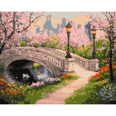 Картина за номерами "Весняний парк"©art_selena_ua KHO3663, 30х40 см Идейка