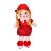 Дитяча іграшкова лялька FG240408152A-1(Red) 38 см, м'яка набивна, петелька Bambi