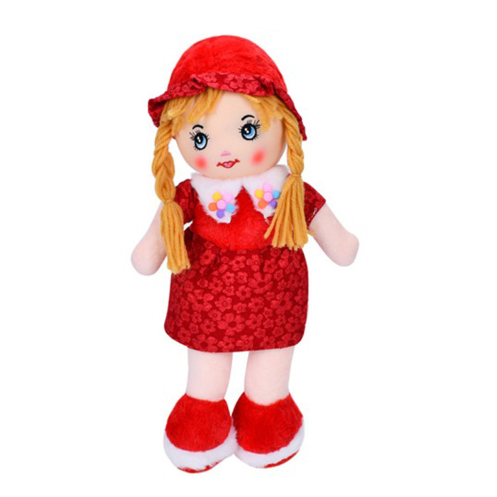 Дитяча іграшкова лялька FG240408152A-1(Red) 38 см, м'яка набивна, петелька Bambi