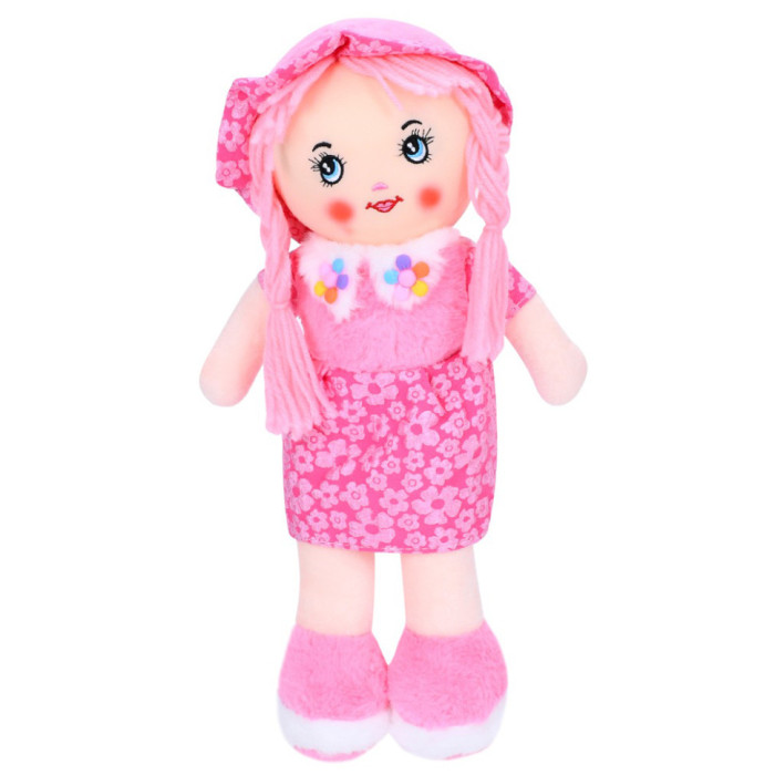 Дитяча іграшкова лялька FG240408152A-1(Pink) 38 см, м'яка набивна, петелька Bambi