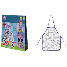 Дитячий набір для творчості "Drawing Apron" Z185-10D, фломастери змиваються водою Bambi