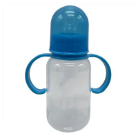 Пляшечка для годування з ручками MGZ-0205(Blue) 150 мл Mega Zayka