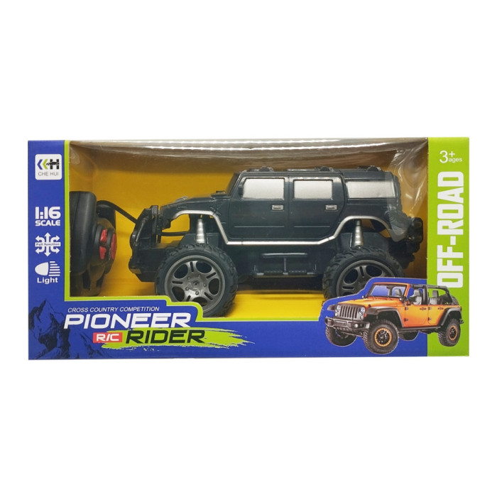 Дитяча машинка на радіокеруванні "Джип" 512A(Black) чорний, 1:16 Bambi