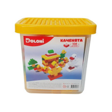 Конструктор "Каченята" 013888/11 в пластиковому боксі, 108 деталей Doloni