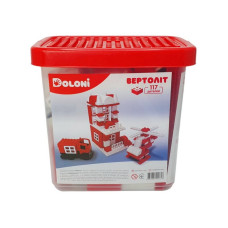 Конструктор "Вертоліт" 013888/08 в пластиковому боксі, 117 деталей Doloni