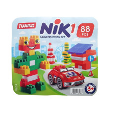 Дитячий конструктор з великими деталями "NIK-1" 71863, 88 деталей ЮНИКА