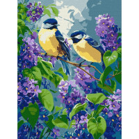 Картина за номерами "Весняний дует"©art_selena_ua KHO6654, 30х40 см Идейка