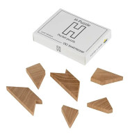 Набір дерев'яних головоломок "Wooden mini puzzle set #2" set2en 6 штук Заморочка