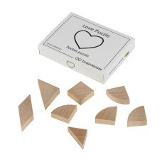 Набір дерев'яних головоломок "Wooden mini puzzle set #2" set2en 6 штук Заморочка
