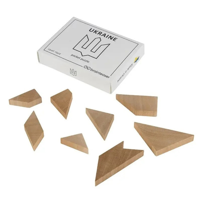 Набір дерев'яних головоломок "Wooden mini puzzle set #2" set2en 6 штук Заморочка