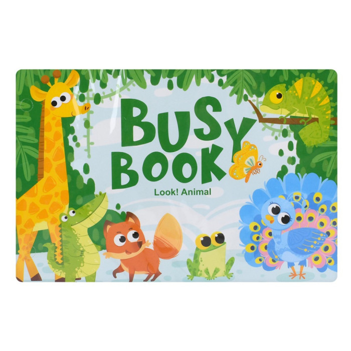 М'яка розвиваюча іграшка-книжечка "Busybook" 557-581-583-2 Bambi