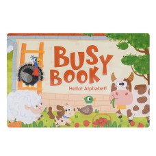 М'яка розвиваюча іграшка-книжечка "Busybook" 557-581-583-3 Bambi