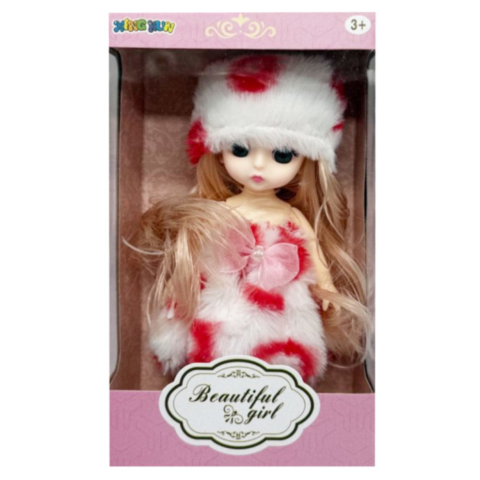 Дитяча іграшкова лялька 1361-5 шарнірна, розмір 15 см Bambi