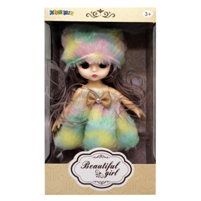 Дитяча іграшкова лялька 1361-7 шарнірна, розмір 15 см Bambi