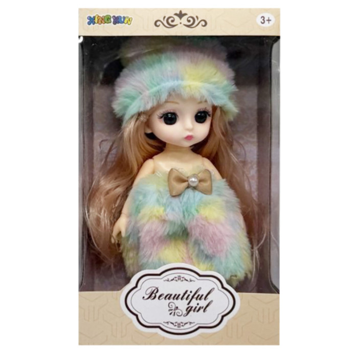 Дитяча іграшкова лялька 1361-9 шарнірна, розмір 15 см Bambi