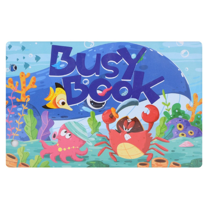 М'яка розвиваюча іграшка-книжечка "Busybook" YB-501-502-503-4 Bambi