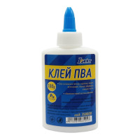 Клей канцелярський ПВА 358000 ковпачок-дозатор, 100 грам Leader