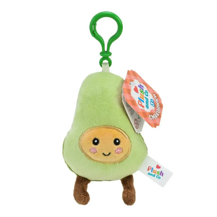 М'яка іграшка-брелок "Авокадо" Plush and Co PLC25081, 10 см Plush and Co