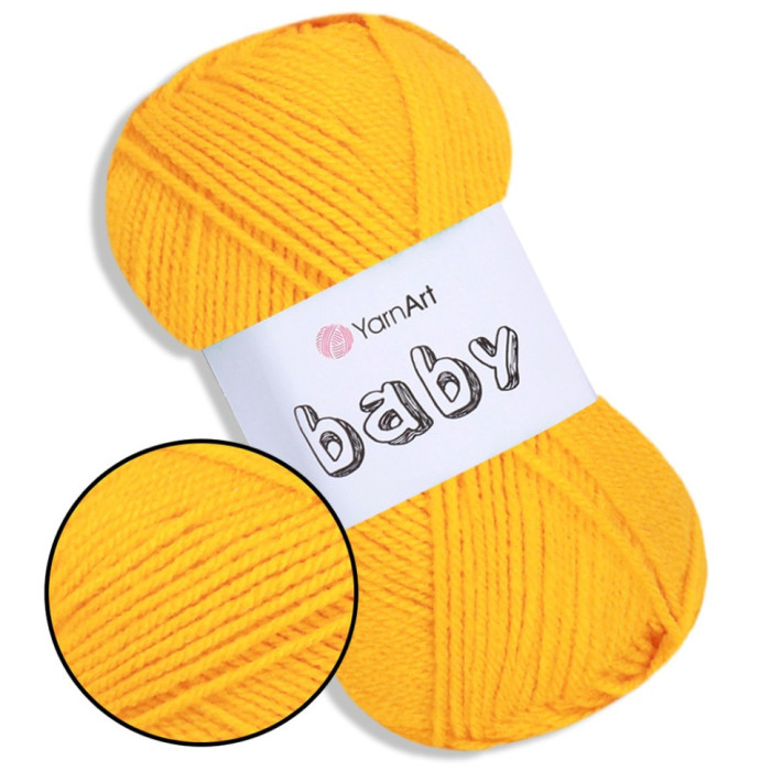 Пряжа для іграшок Baby YA150-50 акрил, 50 грам, 150 м, в асортименті YarnArt