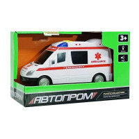Дитяча автомодель "Швидка допомога" 7994, 17х7 см, звукові та світлові ефекти АвтоПром