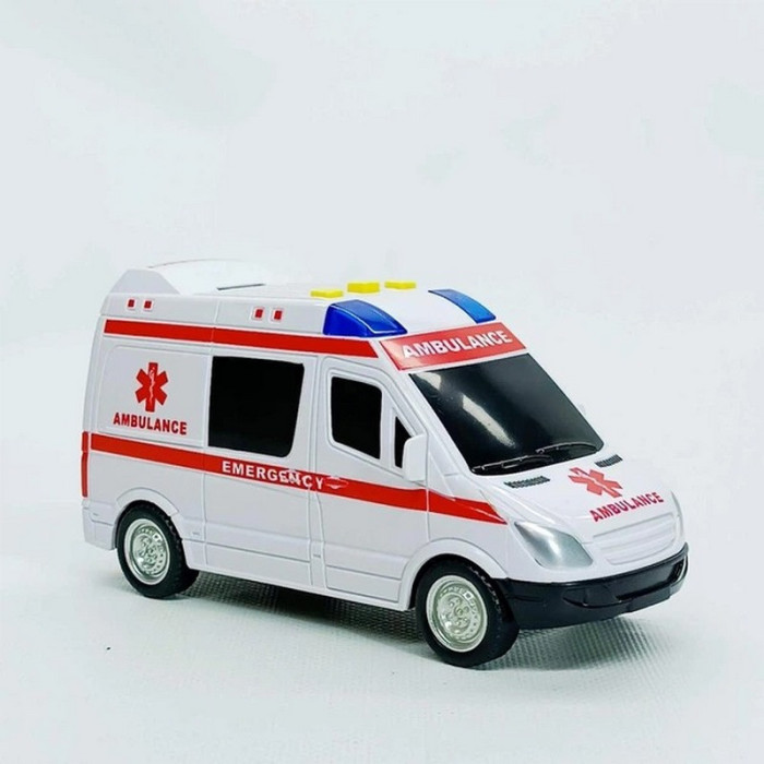 Дитяча автомодель "Швидка допомога" 7994, 17х7 см, звукові та світлові ефекти АвтоПром