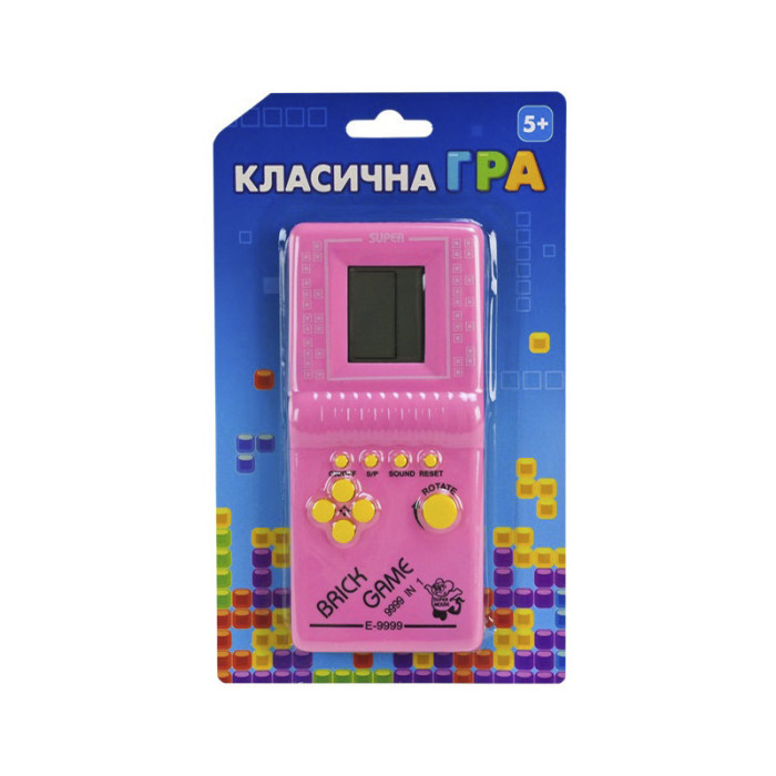 Дитяча інтерактивна іграшка "Класична гра Тетріс" 725-60(Pink) рожевий Bambi