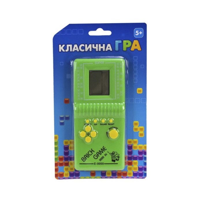 Дитяча інтерактивна іграшка "Класична гра Тетріс" 725-60(Green) зелений Bambi