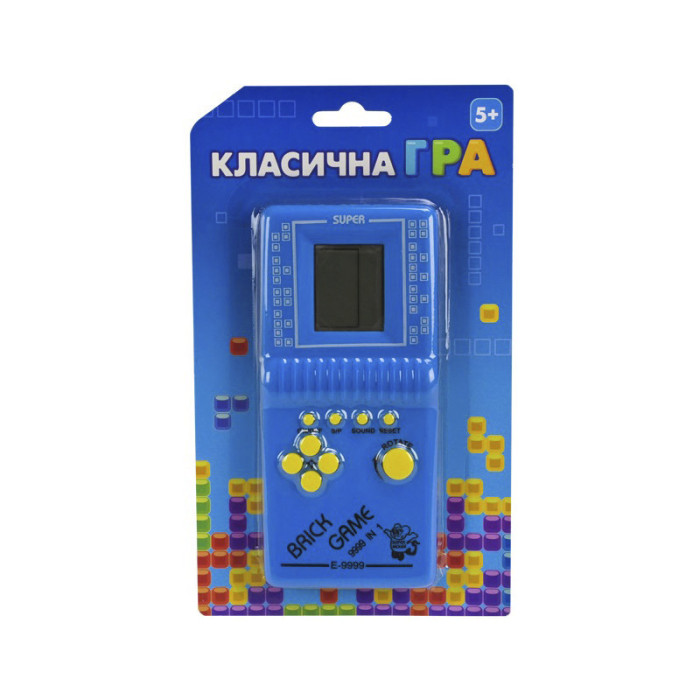 Дитяча інтерактивна іграшка "Класична гра Тетріс" 725-60(Blue) блакитний Bambi
