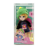 Лялька шарнірна для дівчаток Funny EBO DH2368B(Green) 15 см Bambi