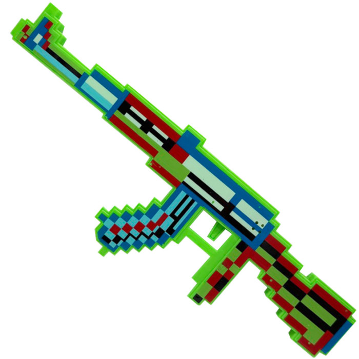 Дитяча іграшка Автомат "Minecraft" MСR-A(Green) світлові та звукові ефекти Bambi