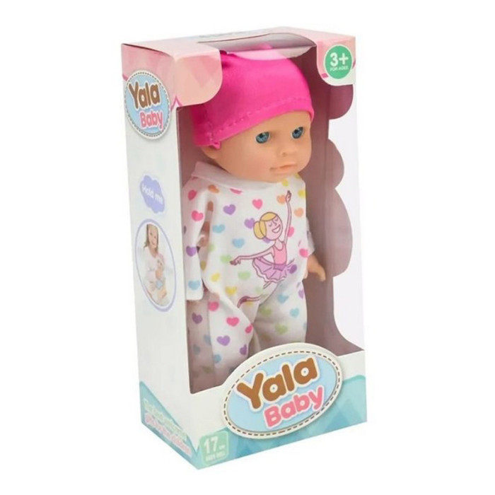 Дитяча лялька-пупс YL2517C-K з аксесуарами у наборі, 17 см Bambi