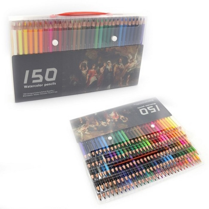 Набір олівців Watercolor QB-05885-150 в наборі 150 штук Bambi