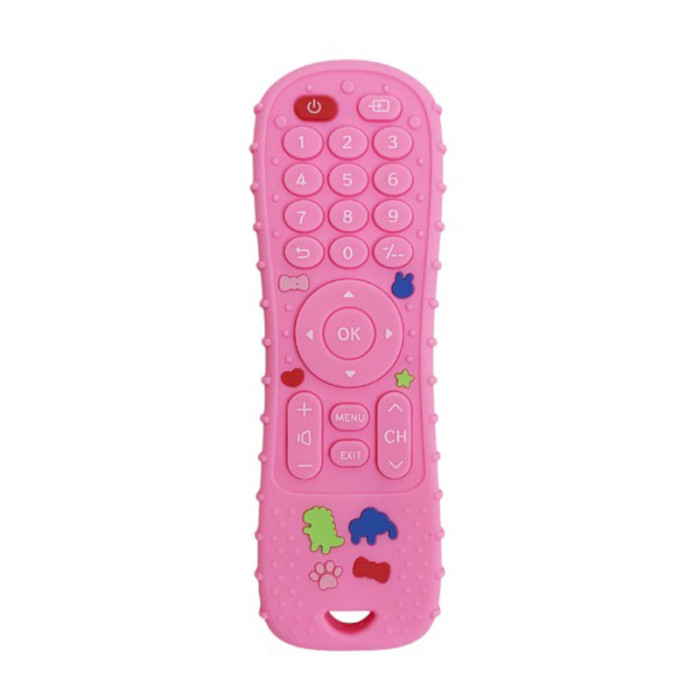 Силіконовий прорізувач "Пульт" MGZ-0424(Pink) рожевий Mega Zayka