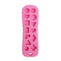 Силіконовий прорізувач "Пульт" MGZ-0424(Pink) рожевий Mega Zayka