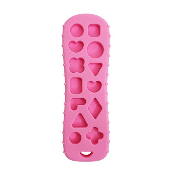 Силіконовий прорізувач "Пульт" MGZ-0424(Pink) рожевий Mega Zayka