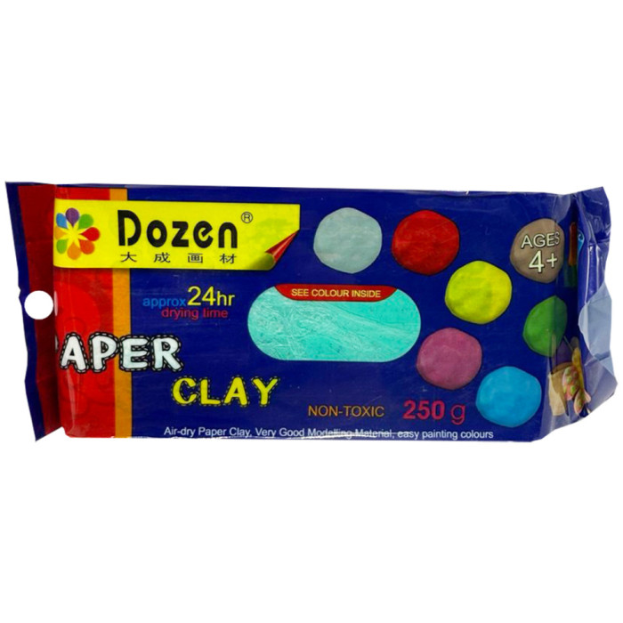 Маса для ліплення "Dozen" DSCN0670(Turquoise) 250 грам Bambi
