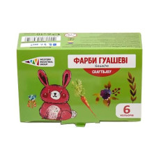 Дитячі гуашеві фарби "Graft&Joy" 221031/Cr 6 кольорів, по 10 мл ГАММА'UA