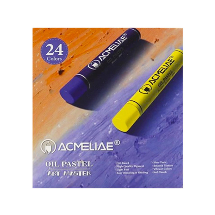 Набір масляної пастелі OPC-24, 24 кольори, 24 штуки Acmeliae