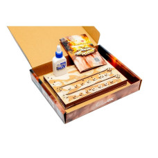Дерев'яний 3D конструктор "Абрамс" Puz-00939, 187 деталей PuzzleOK