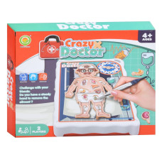 Дитяча настільна гра "Crazy Doctor" 1295-3 ігрове поле, рулетка Bambi