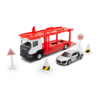 Ігровий набір автомоделей "Автоперевізник Sсania" 250430U масштаб 1:64 TechnoDrive