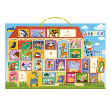 Магнітна дошка "Абетка" 200294, 1 магнітна дошка на шнурку, 33 магніта DoDo Toys