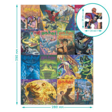 Пазл класичний "Harry Potter Книжкові обкладинки" 200657, 250 елементів DoDo Toys