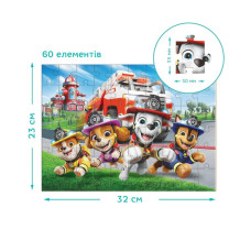 Пазл дитячий "Пожежно-рятувальна станція" 200747, 60 елементів DoDo Toys