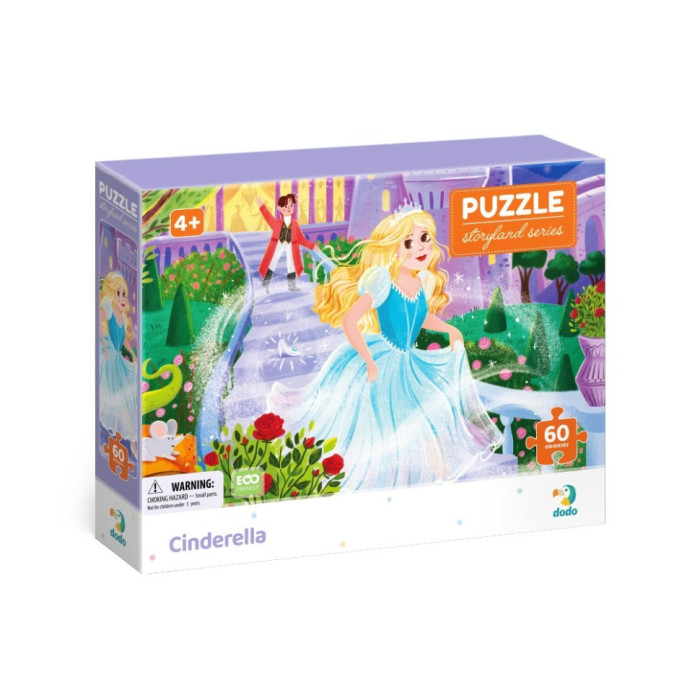 Пазл дитячий "Попелюшка" 300713, 60 елементів DoDo Toys