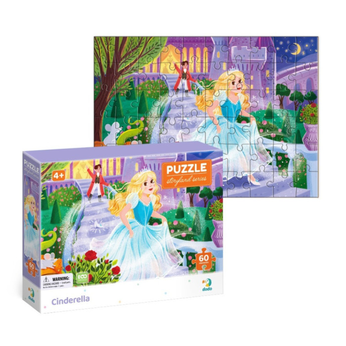 Пазл дитячий "Попелюшка" 300713, 60 елементів DoDo Toys