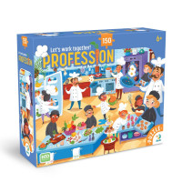 Пазл дитячий "Професії. Повар" 300700, 150 елементів DoDo Toys