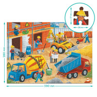 Пазл дитячий "Професії. Будівельник" 300703, 150 елементів DoDo Toys