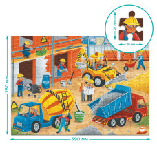 Пазл дитячий "Професії. Будівельник" 300703, 150 елементів DoDo Toys